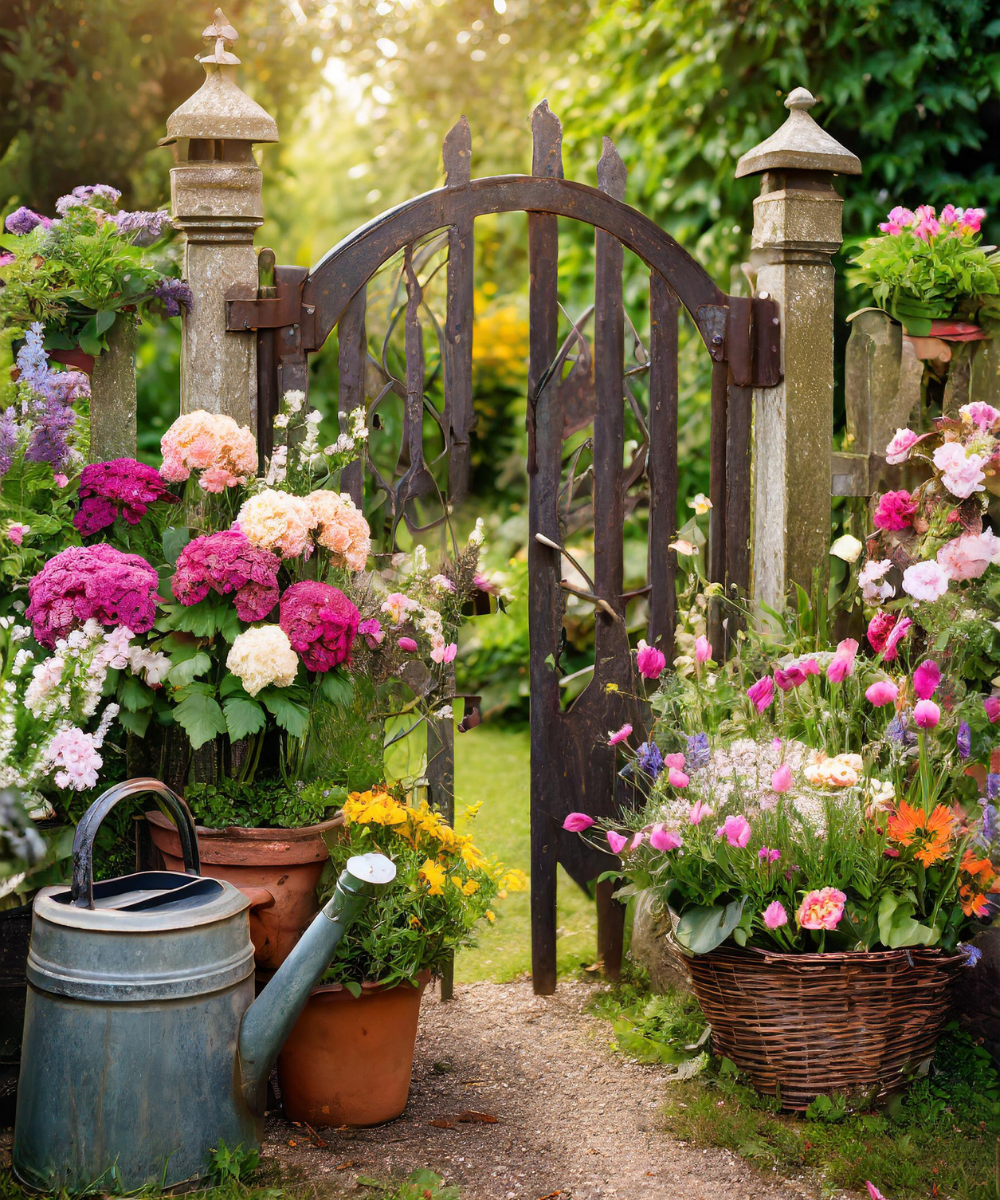 Cottage garden ideas with tools