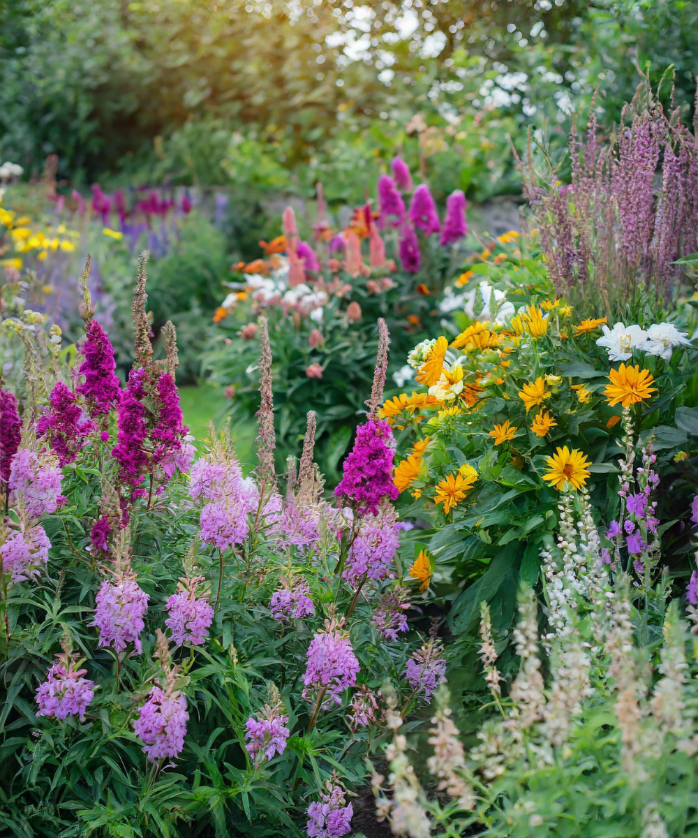 Layering height with cottage gardens